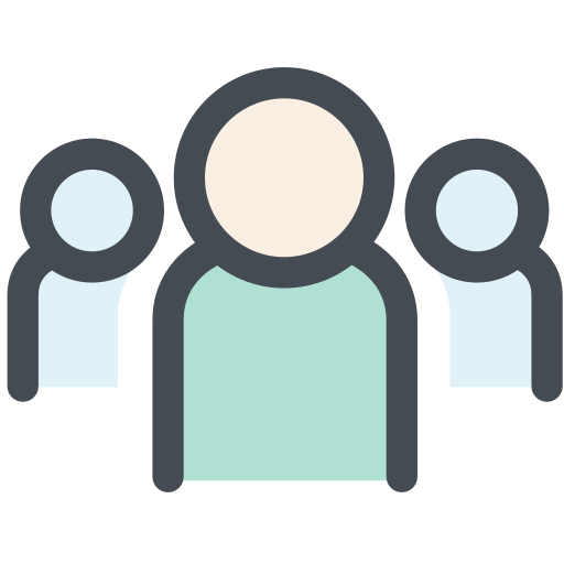 General, group, office, personal, relation, team, team structure icon